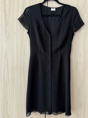 Wilfred silky feeling mini dress with sheer details